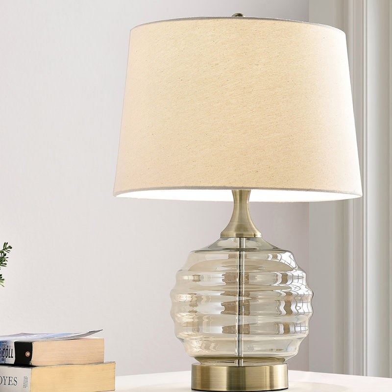 22.5" Tuscan Sun Glass Table Lamp