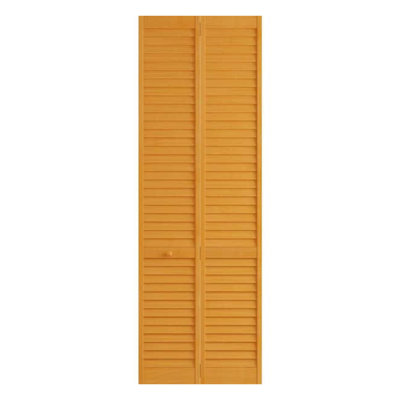 36 po X 96 po Porte pliante à deux battants Louver