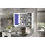 Armoire de toilette murale 36 po 3-en-1, tablette réglable et armoire de rangement à porte à fermeture en douceur-769280564