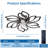 25.5In Ceiling Fan With Lights, Remote Control 3 Color Temperatures,6 Gear Wind Speed Fan Light