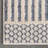 Marcone Briar Tribal Geometric Abstract Light Blue Looped Pile Rug-58259851