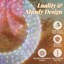 60'' Lighted Silver Christmas Wreath With Pink Bow Multi-Light Colour And Mode