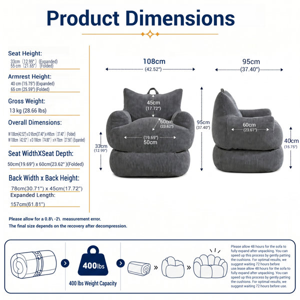 Dimensions du produit