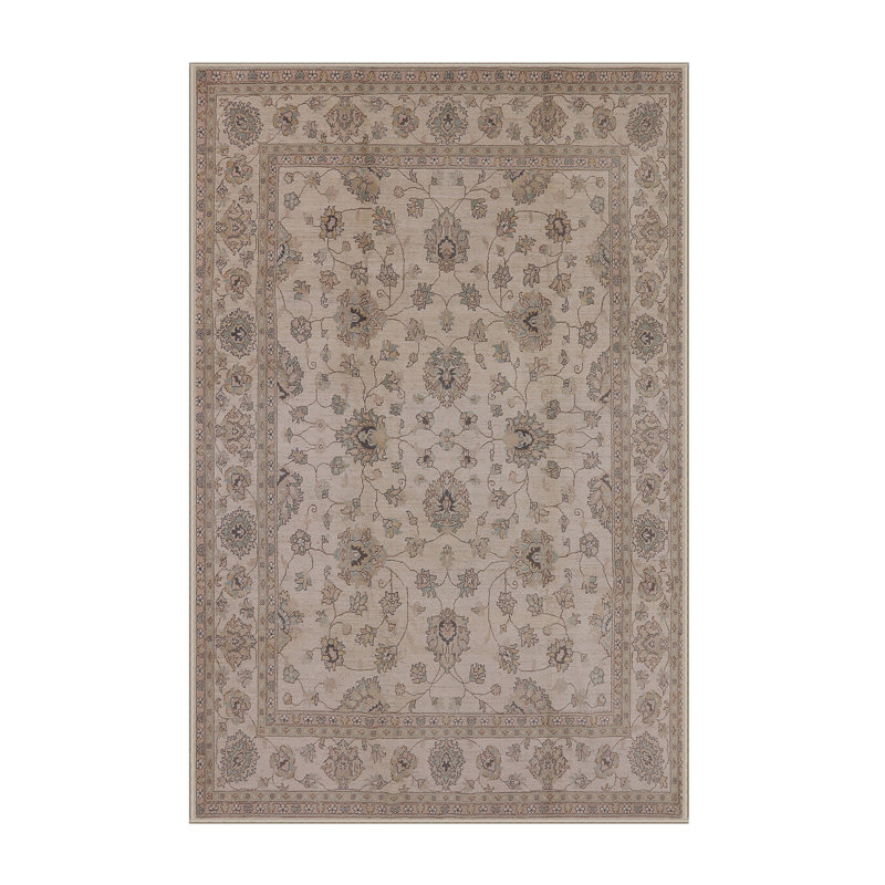 Tapis oriental gris / beige Mikkel, Rectangle 2 pi x 4 pi