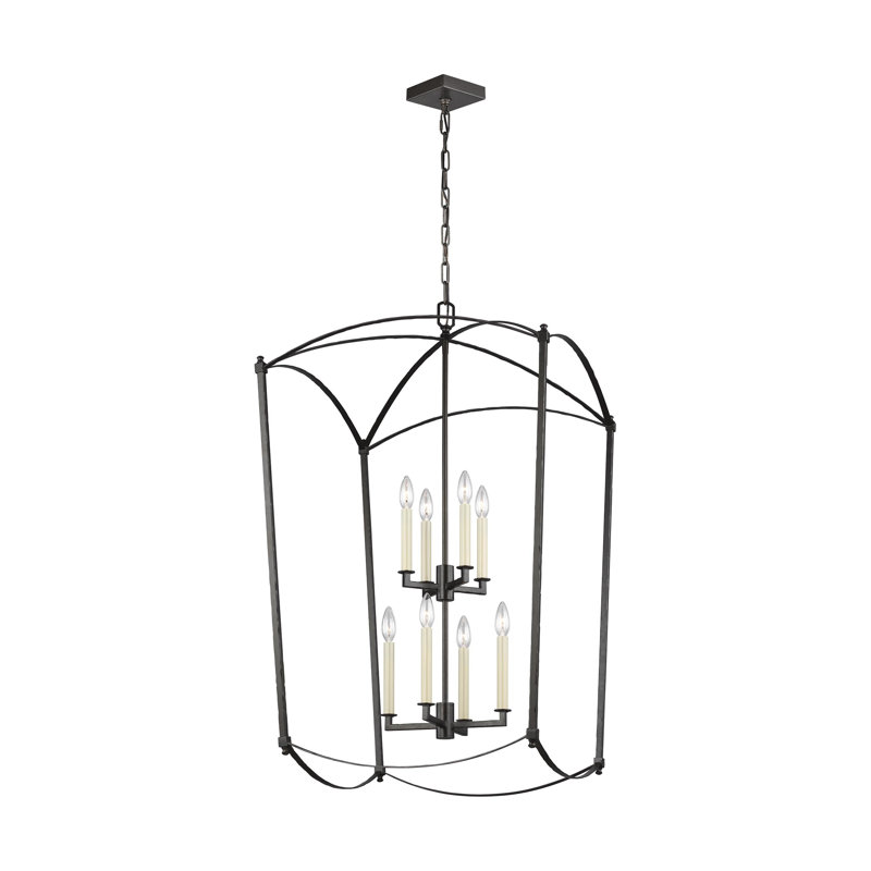 Olive 8-Light Chandelier, Acier Smith