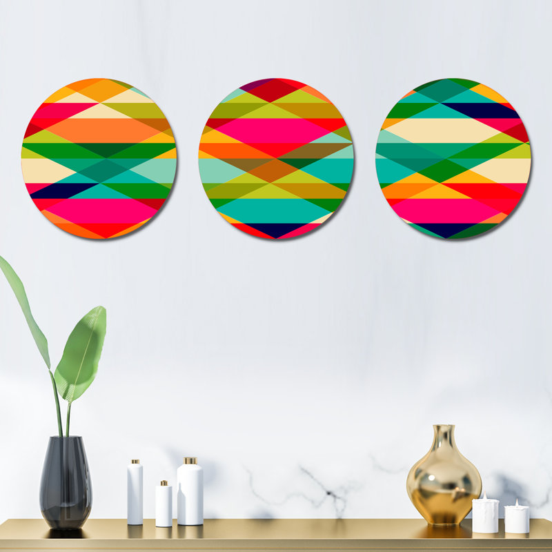 Abstract Wall Decor on Metal