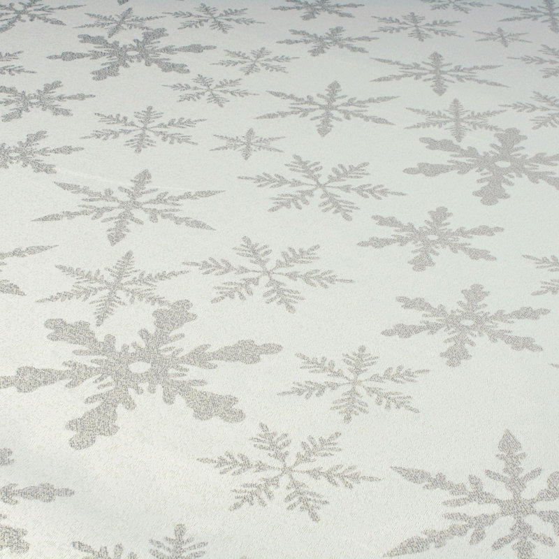 Cerys Geometric Christmas Tablecloth, 84" L x 60" W