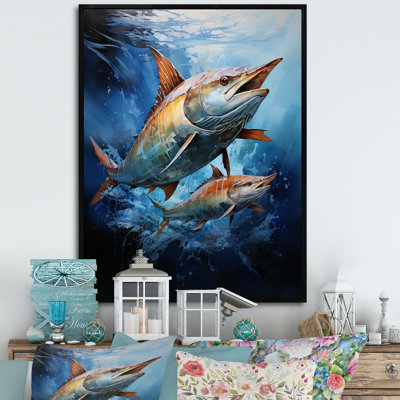 Alleffra " Fishing Majestic Marlins Jumping II "