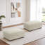 41.75cm Wide Rectangle No Pattern Footstool Ottoman-538956586