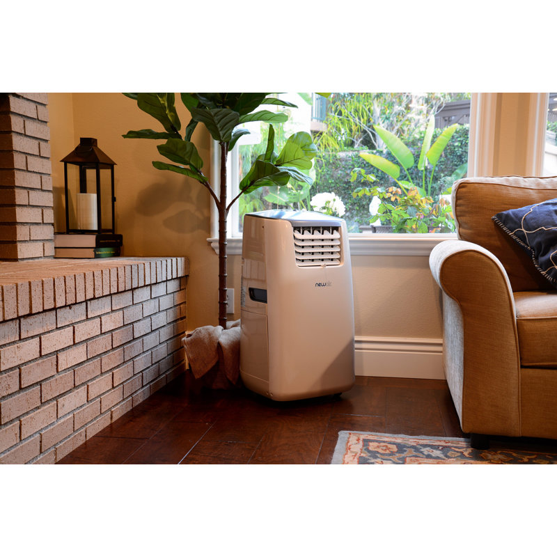 Newair 14,000 BTU White and Blue Gray Portable Air Conditioner and Heater