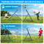 Filet réglable de rebond de volleyball 7 pi x 4 pi - Équipement d'entraînement ultime pour le volleyball et la crosse-121781416