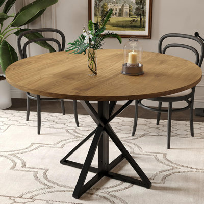 Dining Table with Iron Base