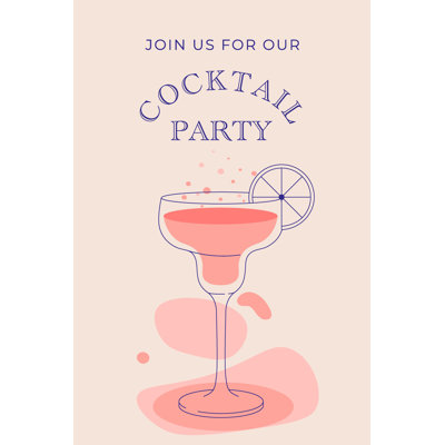 Cocktail Party - Wrapped Canvas Print
