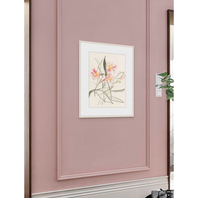 Alstroemeria 1 Print by Claudia Lowry, 25" H x 22" W