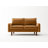 Anacapa 58" Velvet Round Arm Sofa Loveseat-813055691