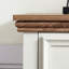Armoire 6 tiroirs beige pour la chambre à coucher - Rangement spacieux avec poignée de fleur rétro et construction stable 6 commode moderne Rails coulissants profonds