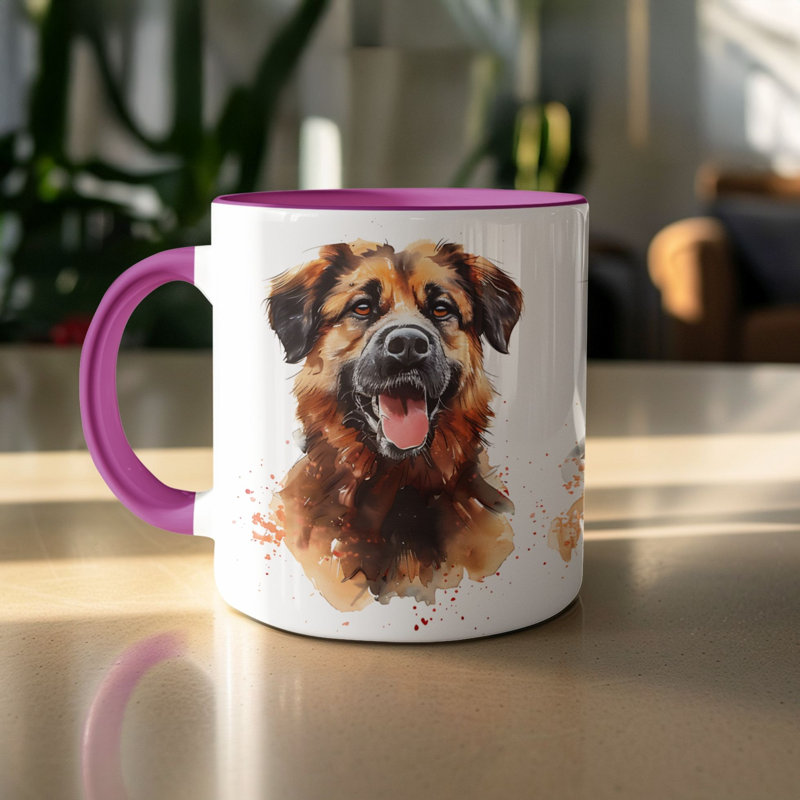 Mug, Purple, 3