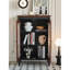 Petite vitrine sur pied rétro Vintage