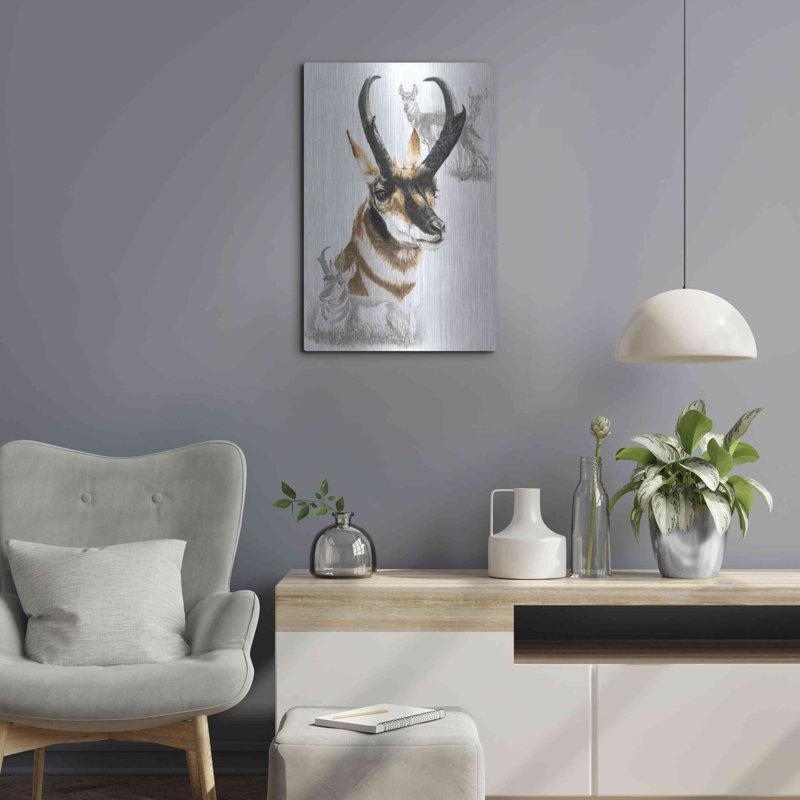 "Pronghorn" par Barbara Keith, H 24 po x l 16 po