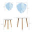 Ensemble de 2 tables gigognes Triangle Nesting