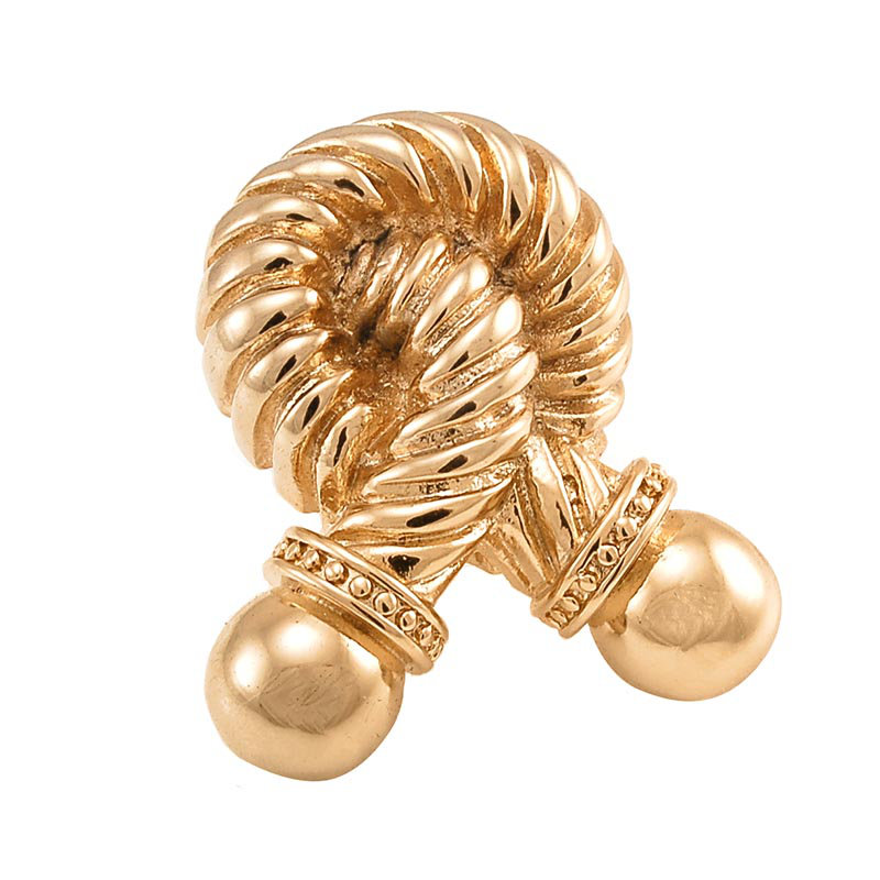 Equestre Novelty Knob, Polished Gold, 1.75" H x 1.5" W x 1" D