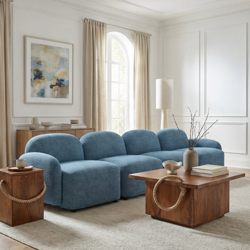 Fauteuil Cleo bleu