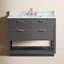 Meuble-lavabo simple 42 po avec plateau en marbre de Carrare Allie-2041006444-2054471312-2138883051