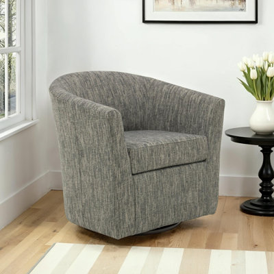 Bozanka 31'' Wide Swivel Barrel Chair