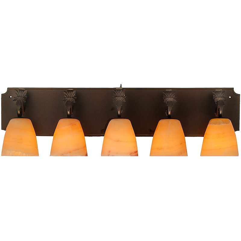 Sirena 5 - Light Vanity Light, Pewter Gold