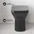 Carre Back-To-Wall Square Toilet Bowl-100354306