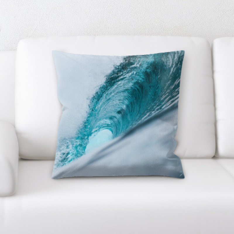 Microsuede Reversible Throw Pillow