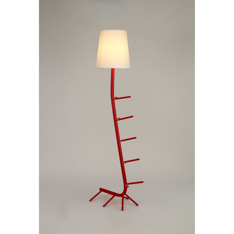 Abdelkader 165cm Novelty Floor Lamp, Red