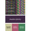 Tapis vert/orange/mauve à motifs-97679921