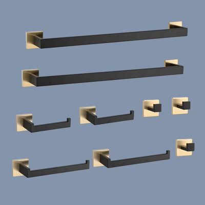 9 - Piece Bathroom Hardware Set