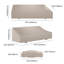 Couvertures de mobilier d'extérieur 600D
