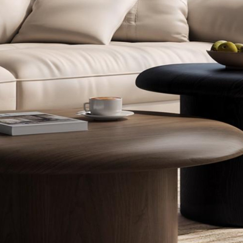 Table basse rétro au design minimaliste