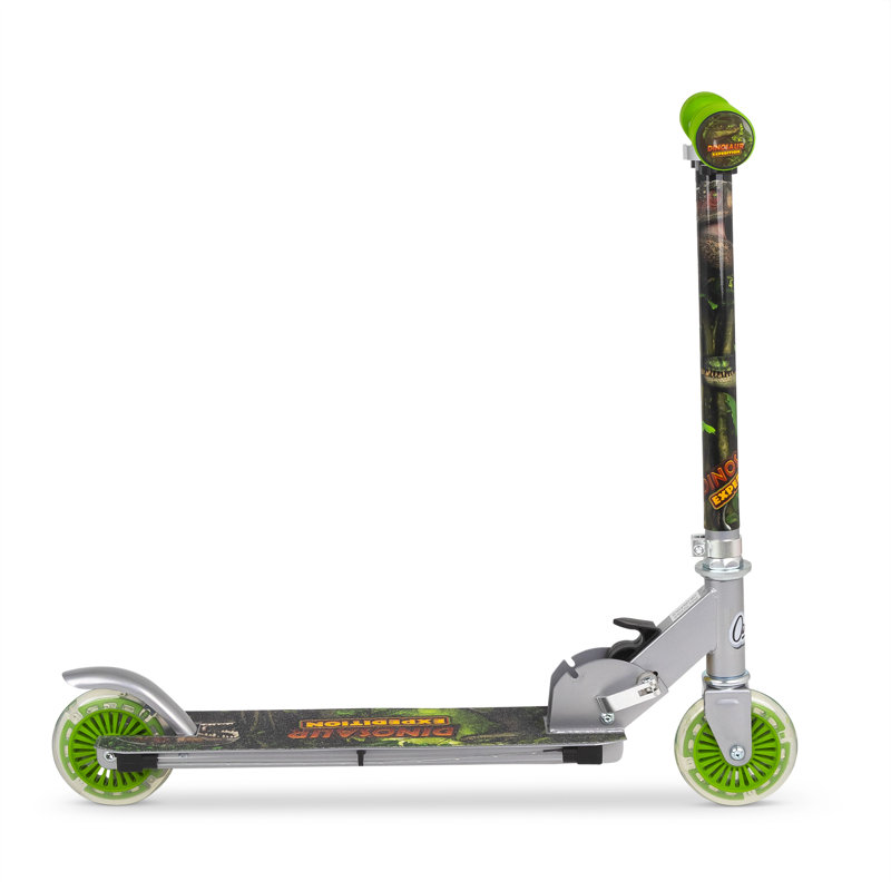 Scooter clignotant: dinosaure