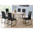 Beige Laminate Dining Table, 60" Rectangular, Modern, For Rectangular Taupe Construction Events