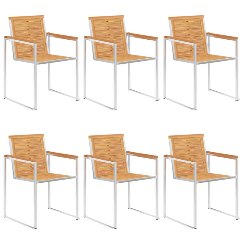 Azlin Stacking Patio Dining Armchair