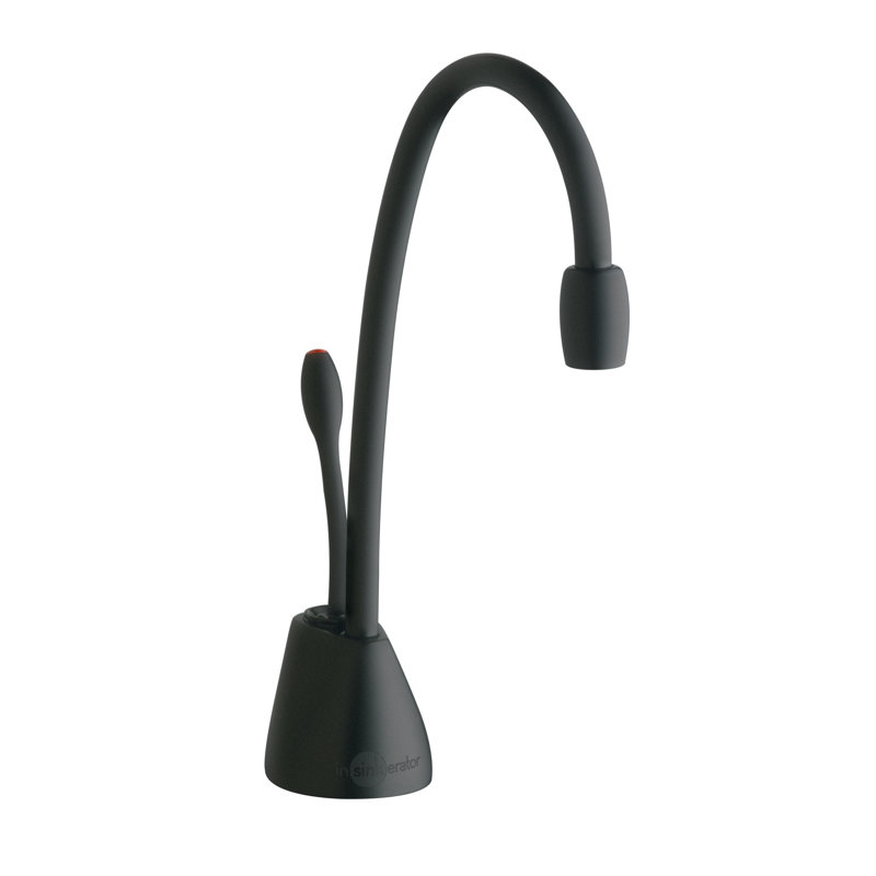 Contemporary Touch Instant Touch Hot Water Dispenser, Matte Black
