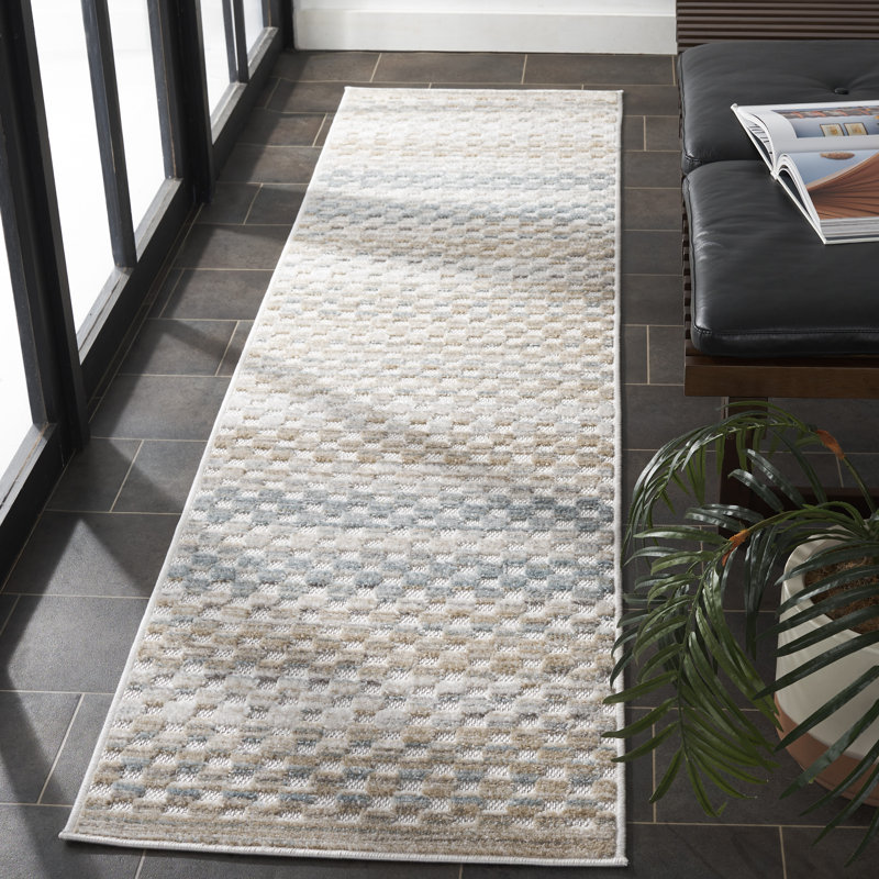 Kevonte Performance Geometric Rug, Runner 2' x 8'