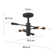Aihnoa 6 - Light  40cm Semi Flush Mount