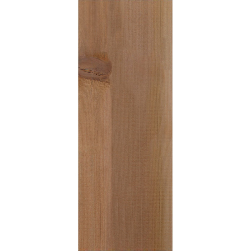 Corbeau Crestline avec contre-plaque, H 20 po x l 7,5 po x P 12 po, Lisse, Cèdre rouge