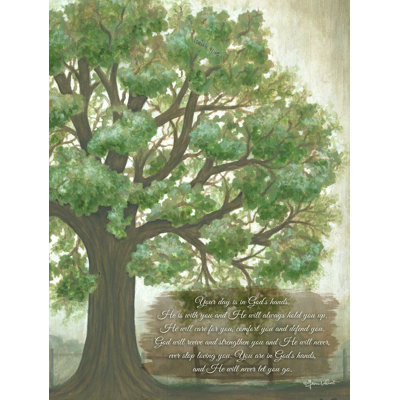«Your Day is in God Hands» par Annie Lapoint - reproduction sur toile tendue