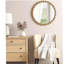 Beaded Round Wall Mirror 27"D-1423442802-1423442803