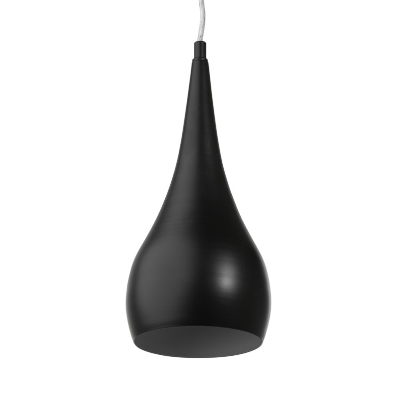 Debord 1 - Light Teardrop Kitchen Pendant, Black, 64cm H x 16cm W x 16cm D