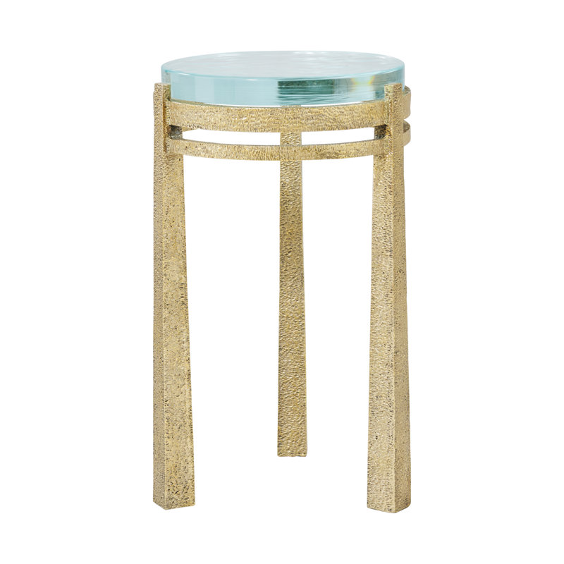 Judith Leiber Couture Glass End Table