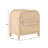 Sitarski Modern Curved 2 Drawer Nightstand-1428579806