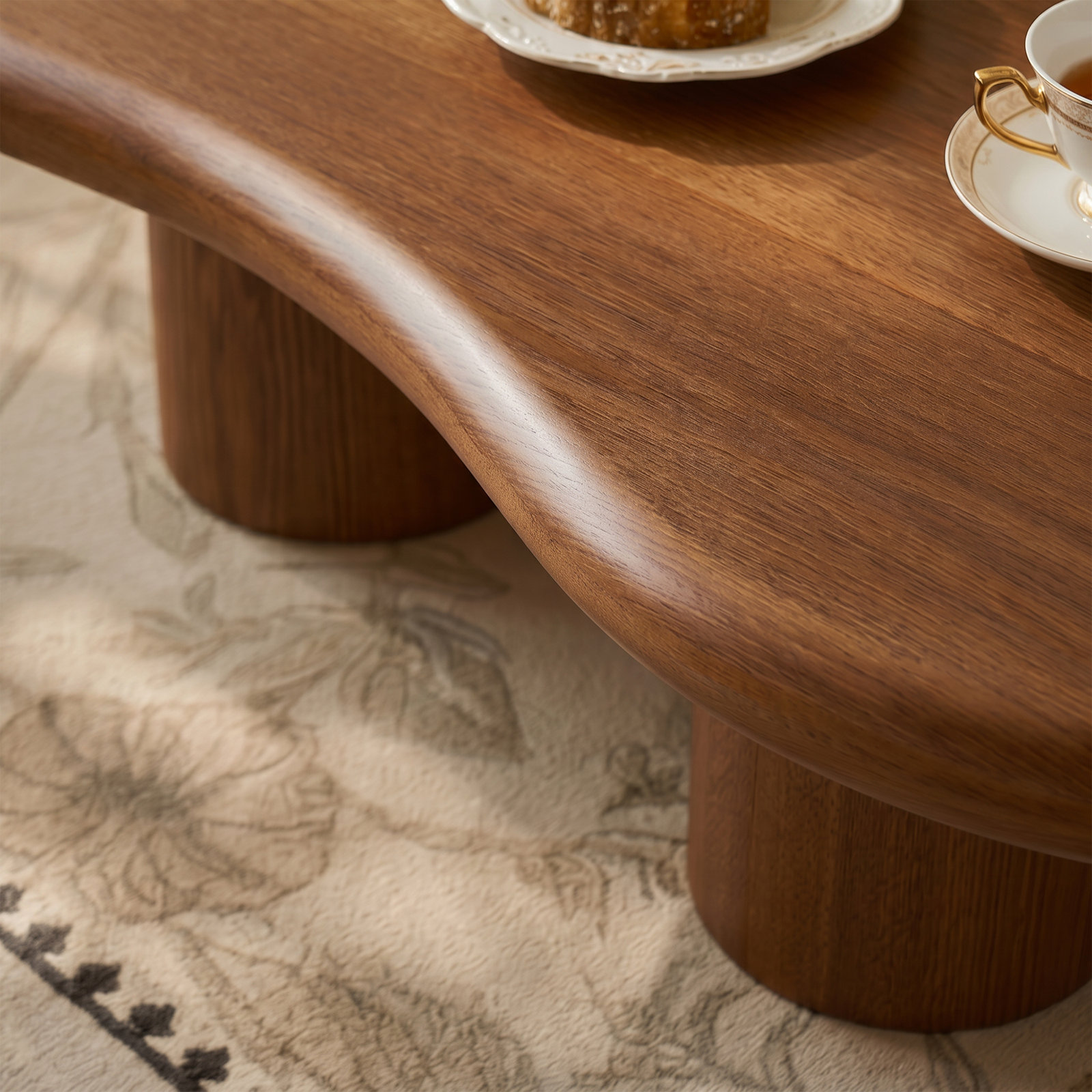 Allrich 48" Coffee Table, Brown