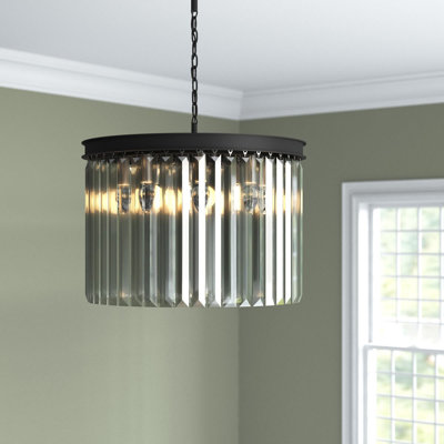 Lustre cylindrique unique à 8 lumières Yazmin